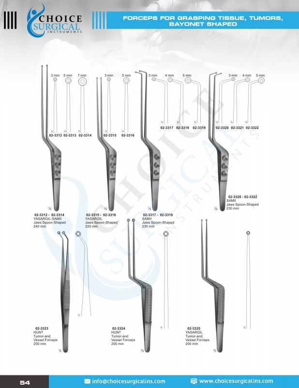 Forceps, Clamps